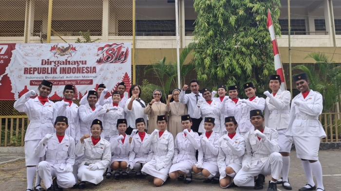Paskibra SMA K Sang Timur Yogyakarta
